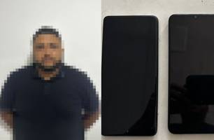 Acusado de vender celular roubado na Micarina é preso em Teresina (Foto: Reprodução) Acusado de vender celular roubado na Micarina é preso em Teresina (Foto: Reprodução)