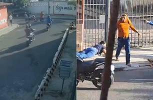 Bandidos que atacara equipe da TV Antena 10 realizaram diversos outros assaltos (Foto: Reprodução) Bandidos que atacara equipe da TV Antena 10 realizaram diversos outros assaltos (Foto: Reprodução)