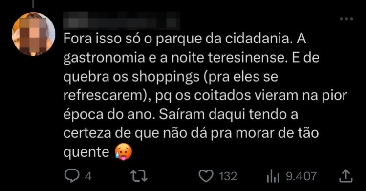 Comentário da internauta