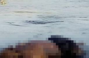 Corpo de homem é encontrado preso em pedras no rio Parnaíba (Foto: Divulgação) Corpo de homem é encontrado preso em pedras no rio Parnaíba (Foto: Divulgação)