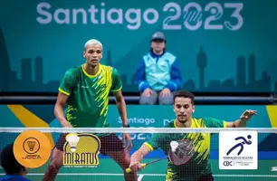 Davi da Silva e Fabrício Farias, dupla brasileira no badminton (Foto: Wander Roberto/COB) Davi da Silva e Fabrício Farias, dupla brasileira no badminton (Foto: Wander Roberto/COB)