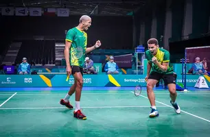 Davi Silva e Fabrício Farias - Jogos Pan-Americanos de Santiago (Foto: Wander Roberto / COB) Davi Silva e Fabrício Farias - Jogos Pan-Americanos de Santiago (Foto: Wander Roberto / COB)