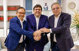 Dr. Hélio, Rafael Fonteles e Florentino Neto (Foto: Ascom) Dr. Hélio, Rafael Fonteles e Florentino Neto (Foto: Ascom)