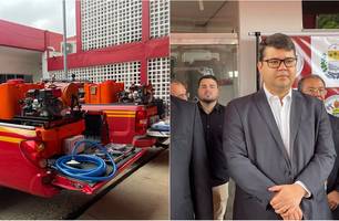 Entrega de equipamentos para o Corpo de Bombeiros (Foto: Tiago Moura / Conecta Piauí) Entrega de equipamentos para o Corpo de Bombeiros (Foto: Tiago Moura / Conecta Piauí)