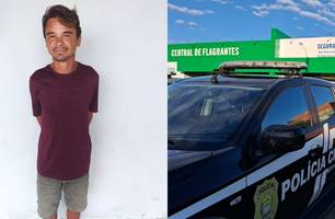 Homem conhecido como 'Lampadinha' é preso por tráfico de drogas em Parnaíba (Foto: Reprodução) Homem conhecido como 'Lampadinha' é preso por tráfico de drogas em Parnaíba (Foto: Reprodução)