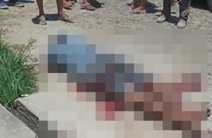 Homem foi morto a tiros na zona Sul de Teresina (Foto: Reprodução)