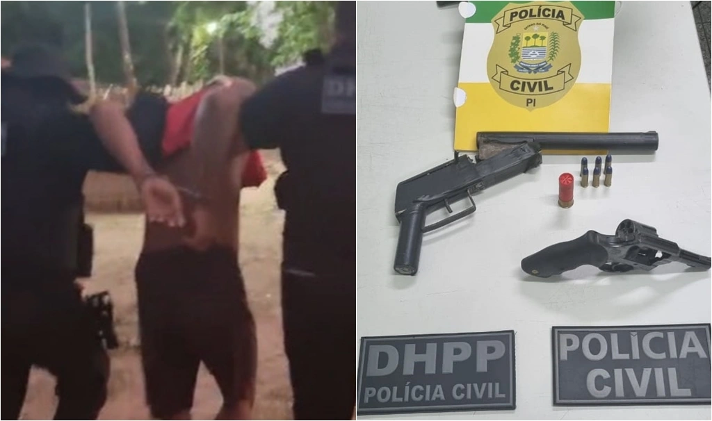 Homem preso pela Polícia Civil