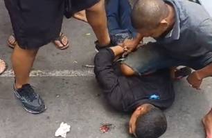 Homem reage a tentativa de homicídio em Parnaíba (Foto: Reprodução) Homem reage a tentativa de homicídio em Parnaíba (Foto: Reprodução)