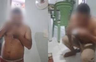 Mulher grava vídeo denunciando marido por se drogar na frente dos filhos no Piauí (Foto: Reprodução) Mulher grava vídeo denunciando marido por se drogar na frente dos filhos no Piauí (Foto: Reprodução)
