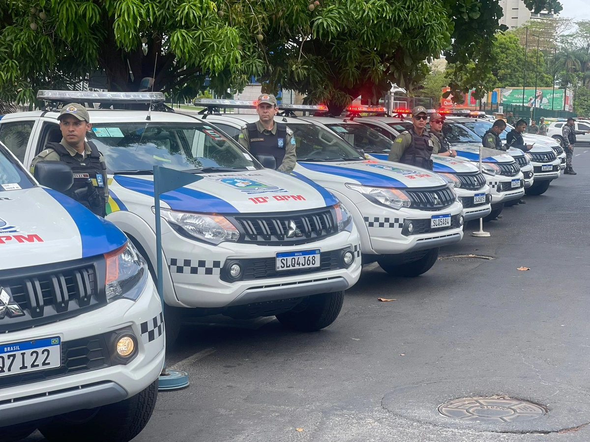 Novas viaturas da Polícia Militar