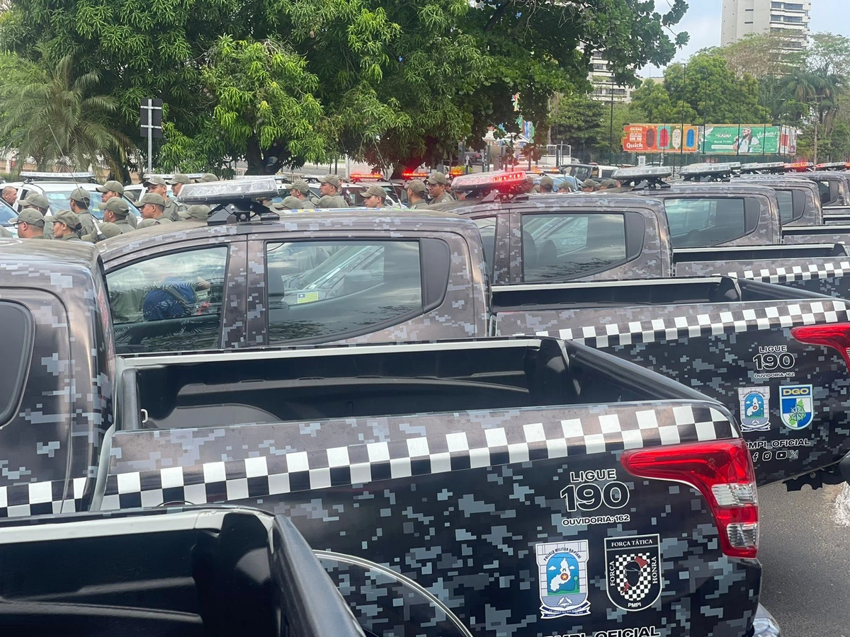 Novas viaturas da Polícia Militar