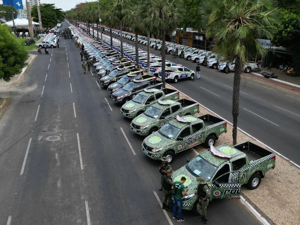 Novas viaturas da Polícia Militar