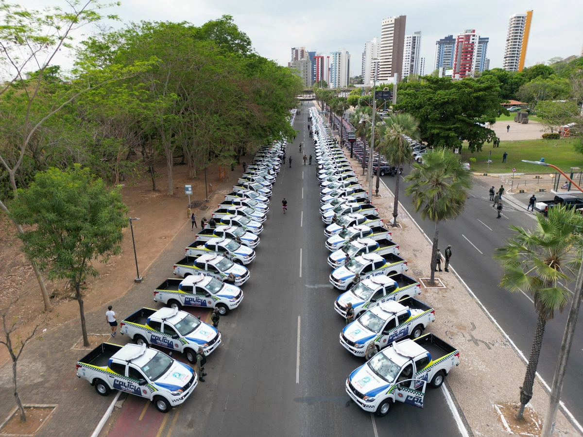 Novas viaturas da Polícia Militar