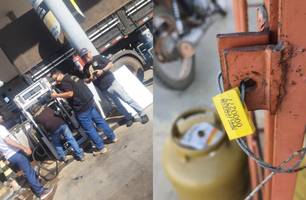 Nove postos de combustível são interditados por fraude no Piauí (Foto: Reprodução) Nove postos de combustível são interditados por fraude no Piauí (Foto: Reprodução)