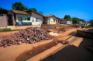 Obras em Timon (Foto: Reprodução) Obras em Timon (Foto: Reprodução)