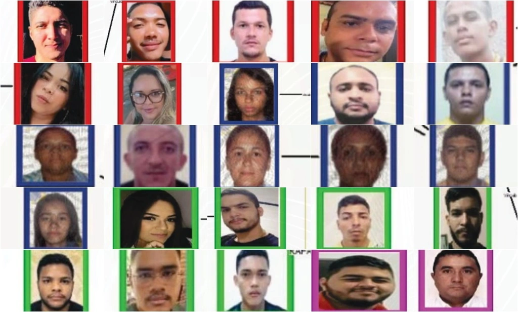 Operação Prodígio, pirâmide com suspeitos