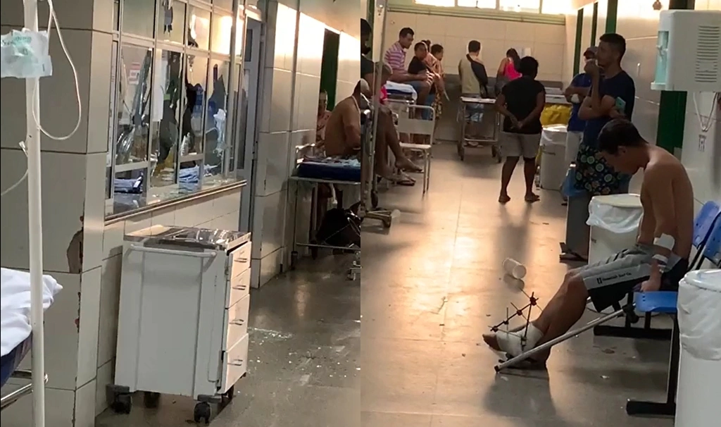 Paciente quebra vidraças do HUT após cirurgia ortopédica ser adiada