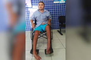 Polícia prende deficiente físico acusado de vários homicídios em Parnaíba (Foto: Reprodução) Polícia prende deficiente físico acusado de vários homicídios em Parnaíba (Foto: Reprodução)