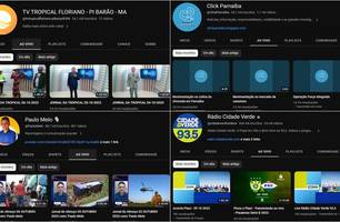 Ranking de canais com transmissão ao vivo (Foto: Reprodução) Ranking de canais com transmissão ao vivo (Foto: Reprodução)