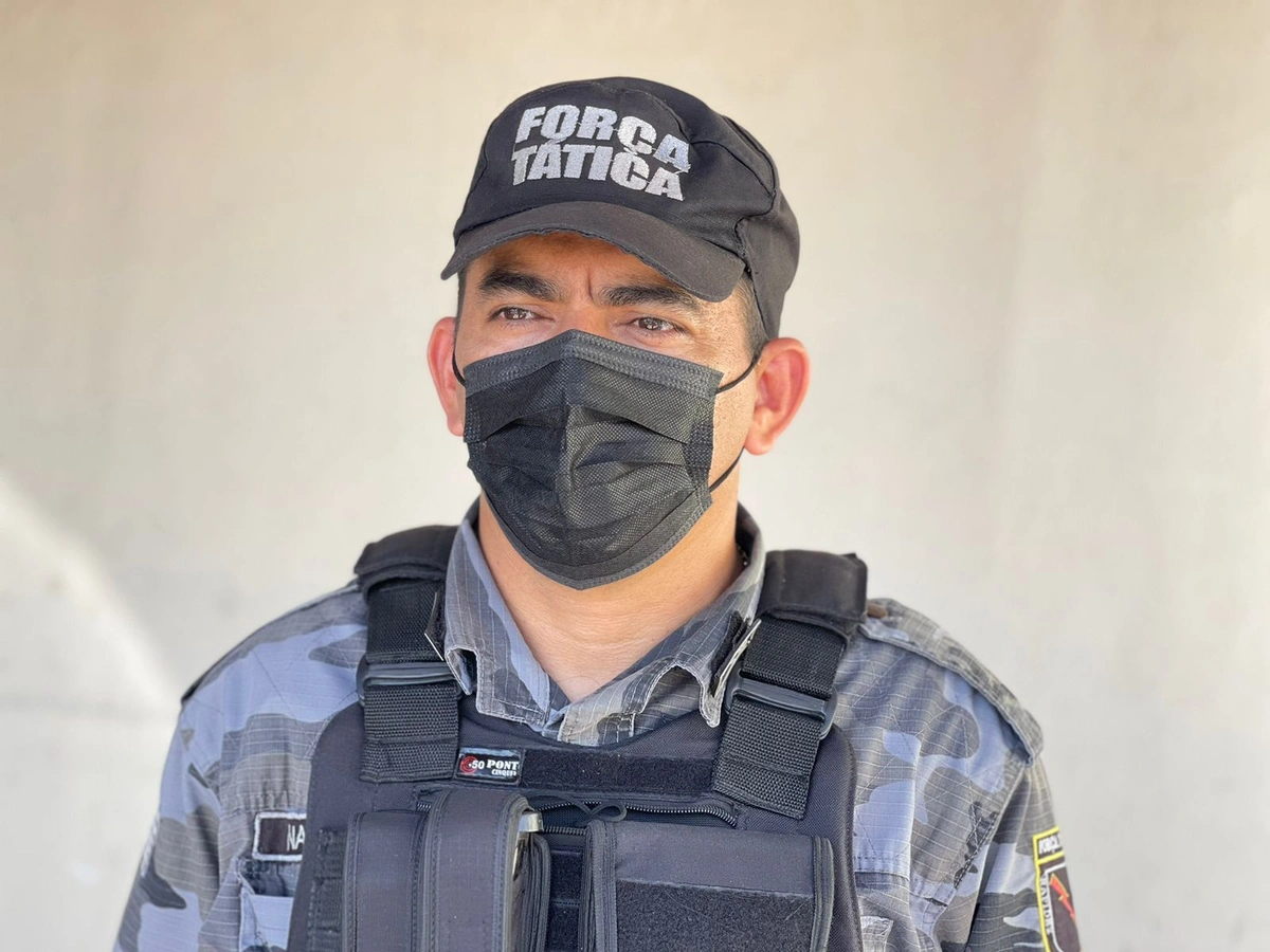 Sargento Nailson Rodrigues do 8º Batalhão de Polícia Militar