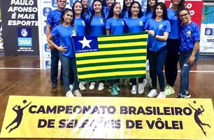 Seleção do Piauí de vôlei feminino sub-18 (Foto: Divulgação/Vôlei Piauí) Seleção do Piauí de vôlei feminino sub-18 (Foto: Divulgação/Vôlei Piauí)