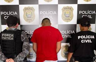 Suspeito de matar homem com golpes de foice durante assalto é preso em Campo Maior (Foto: Reprodução) Suspeito de matar homem com golpes de foice durante assalto é preso em Campo Maior (Foto: Reprodução)