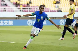 Brasil faz 3 a 1 no Equador e avança às quartas do Mundial Sub 17 (Foto: Reprodução) Brasil faz 3 a 1 no Equador e avança às quartas do Mundial Sub 17 (Foto: Reprodução)