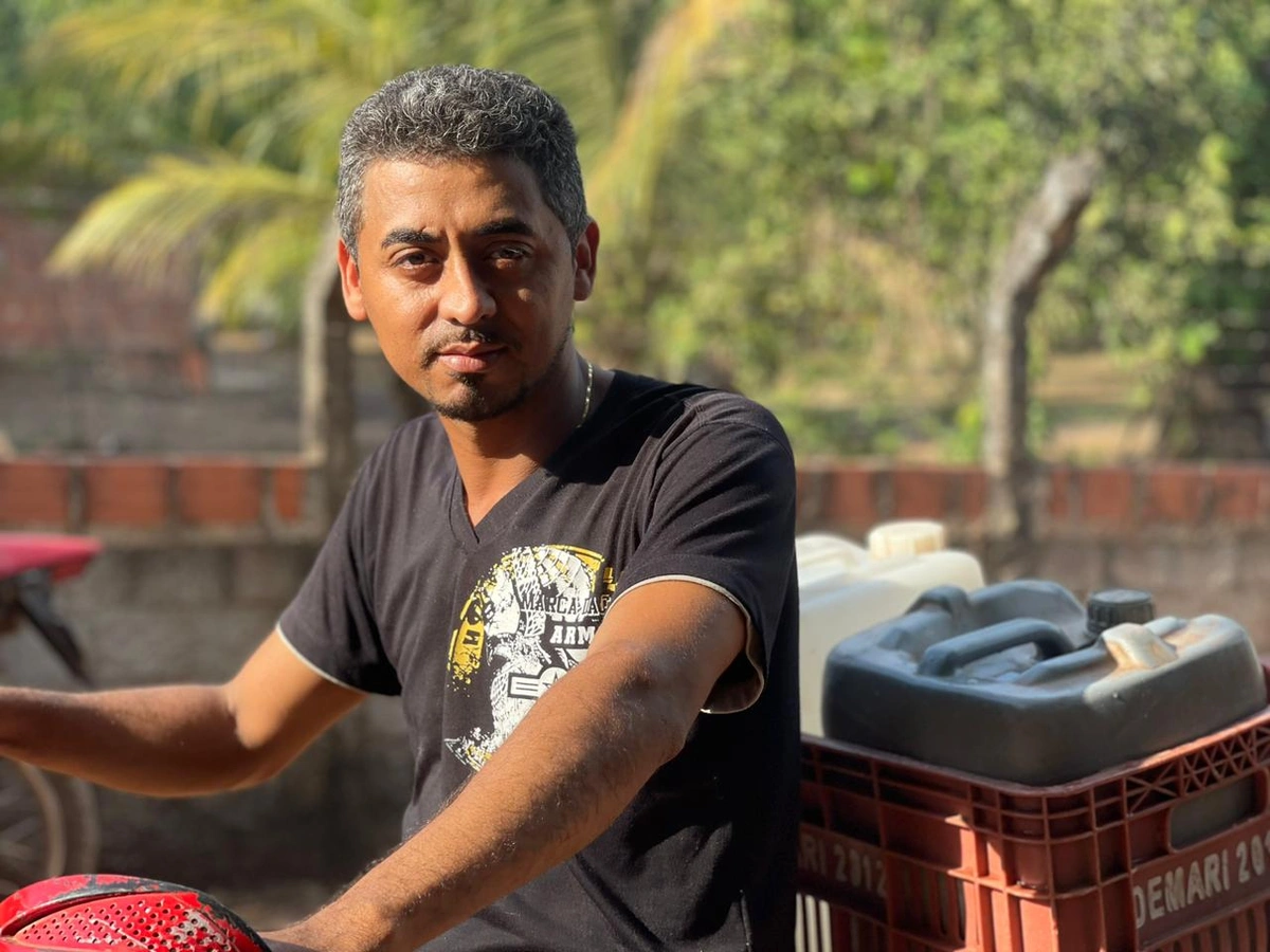 Famílias caminham quilômetros para conseguir água na zona rural de Teresina