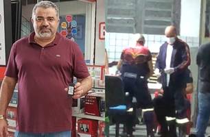 Garimpeiro e suspeito recebendo atendimento médico (Foto: Reprodução) Garimpeiro e suspeito recebendo atendimento médico (Foto: Reprodução)