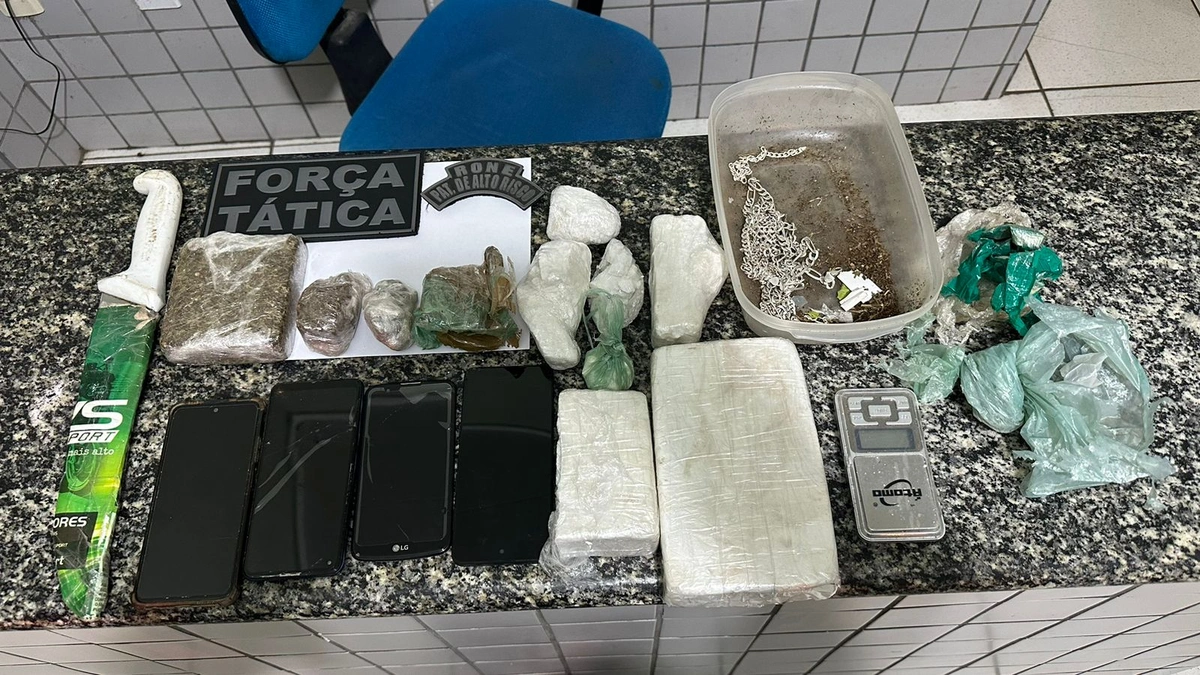 Homem com R$ 150 mil em droga é preso em cidade do Piauí