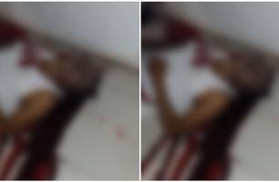 Homem é assassinado com vários tiros em calçada no Porto Alegre, zona Sul de Teresina (Foto: Reprodução) Homem é assassinado com vários tiros em calçada no Porto Alegre, zona Sul de Teresina (Foto: Reprodução)