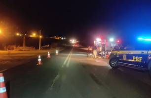 Homem fica em estado crítico de saúde após atropelar animal em Picos (Foto: Reprodução) Homem fica em estado crítico de saúde após atropelar animal em Picos (Foto: Reprodução)