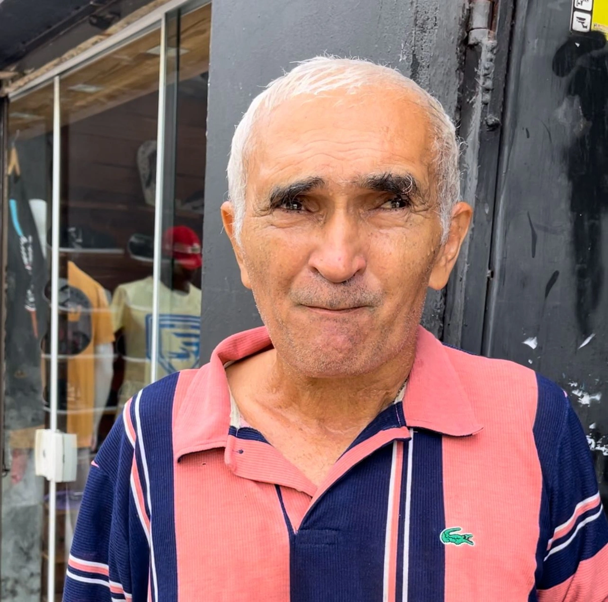 João Soares morador do bairro