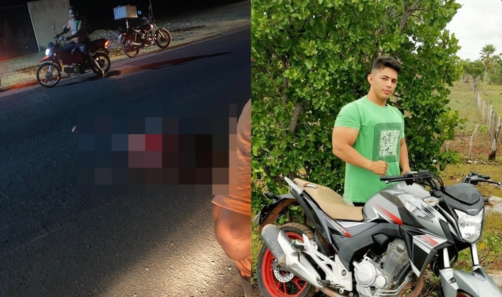 Jovem morre após acidente de moto em trecho sem sinalização em Altos