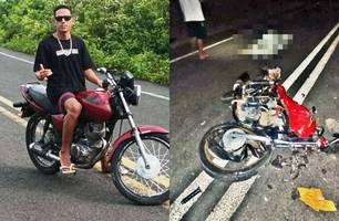 Jovem morre após colidir motocicleta em ônibus de turismo em Luís Correia (Foto: Reprodução) Jovem morre após colidir motocicleta em ônibus de turismo em Luís Correia (Foto: Reprodução)