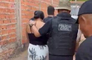 Mulher é presa suspeita de duplo homicídio na zona Norte de Teresina (Foto: Reprodução) Mulher é presa suspeita de duplo homicídio na zona Norte de Teresina (Foto: Reprodução)