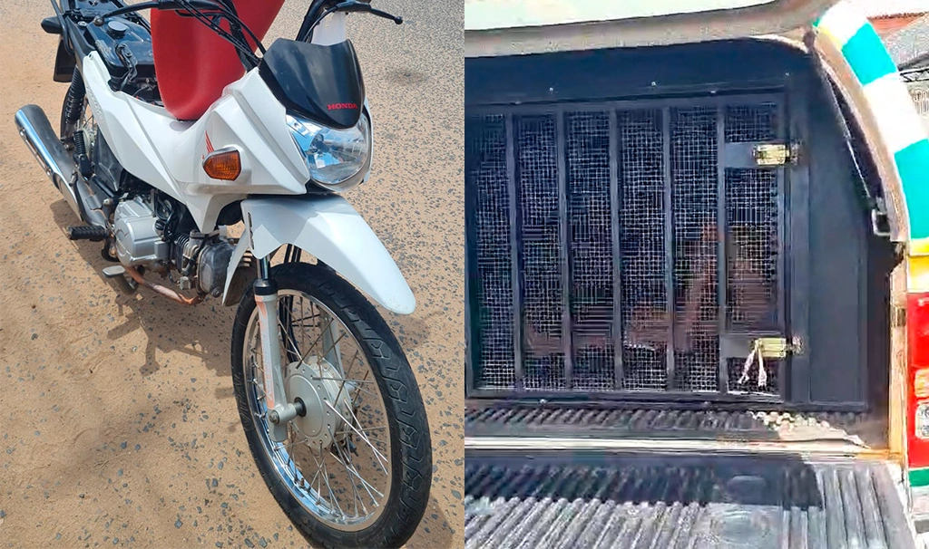 Mulher tenta fugir da polícia e é presa com motocicleta roubada em Teresina