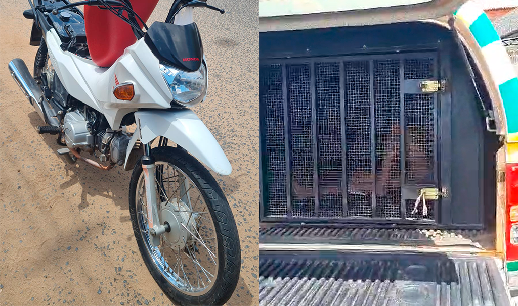 Mulher tentar fugir da polícia e é presa com motocicleta roubada em Teresina