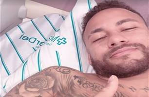 Neymar passa por nova cirurgia no joelho em hospital de Belo Horizonte (Foto: Reprodução) Neymar passa por nova cirurgia no joelho em hospital de Belo Horizonte (Foto: Reprodução)