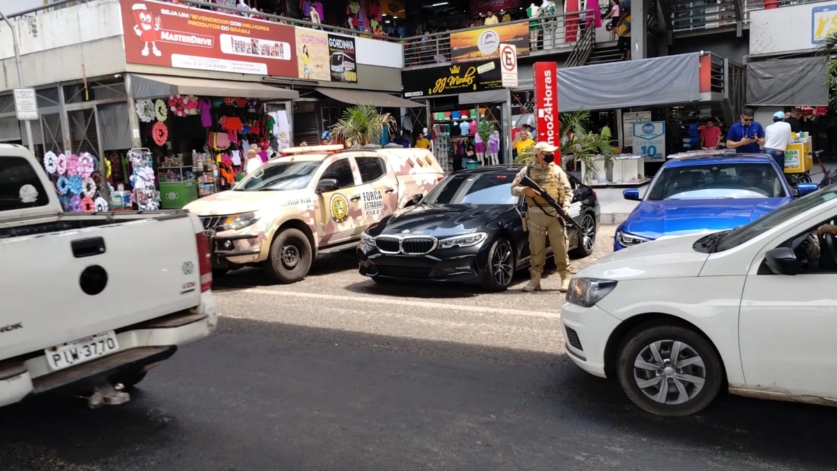 Operação realizada no Shopping da Cidade