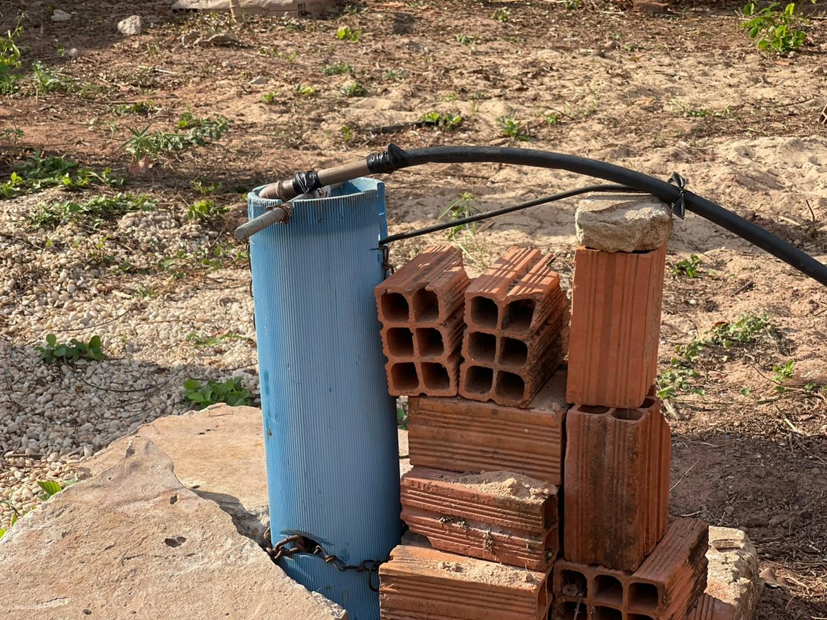 Poço que abastece água para a região da Taboca do Pau Ferrado