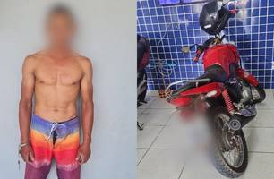 Polícia prende homem por receptação de motocicleta roubada em Parnaíba (Foto: Reprodução) Polícia prende homem por receptação de motocicleta roubada em Parnaíba (Foto: Reprodução)