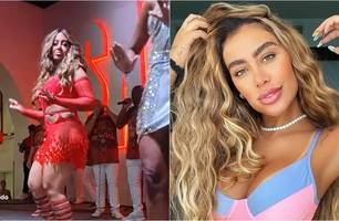 Rafaella Santos é criticada por passos de samba mal executados em vídeo (Foto: Reprodução) Rafaella Santos é criticada por passos de samba mal executados em vídeo (Foto: Reprodução)