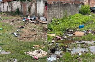 Situação da rua Desembargador José Lourenço (Foto: Josué Melo / Conecta Piauí)