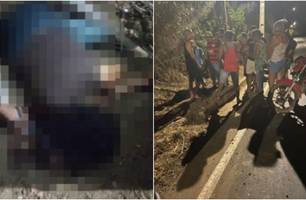 Acidente deixa mulher morta e homem gravemente ferido (Foto: Reprodução) Acidente deixa mulher morta e homem gravemente ferido (Foto: Reprodução)