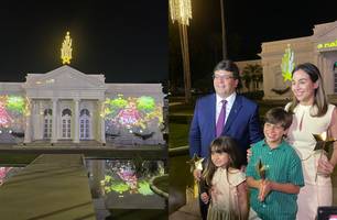 Decoração natalina no Palácio de Karnak é lançada em evento prestigiado (Foto: Tiago Moura / Conecta Piauí) Decoração natalina no Palácio de Karnak é lançada em evento prestigiado (Foto: Tiago Moura / Conecta Piauí)