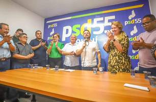 Evento de adesão do PSD Piauí ao pré-candidato a prefeito de Teresina Fábio Novo (PT) (Foto: Eduardo Amorim/Conecta Piauí) Evento de adesão do PSD Piauí ao pré-candidato a prefeito de Teresina Fábio Novo (PT) (Foto: Eduardo Amorim/Conecta Piauí)