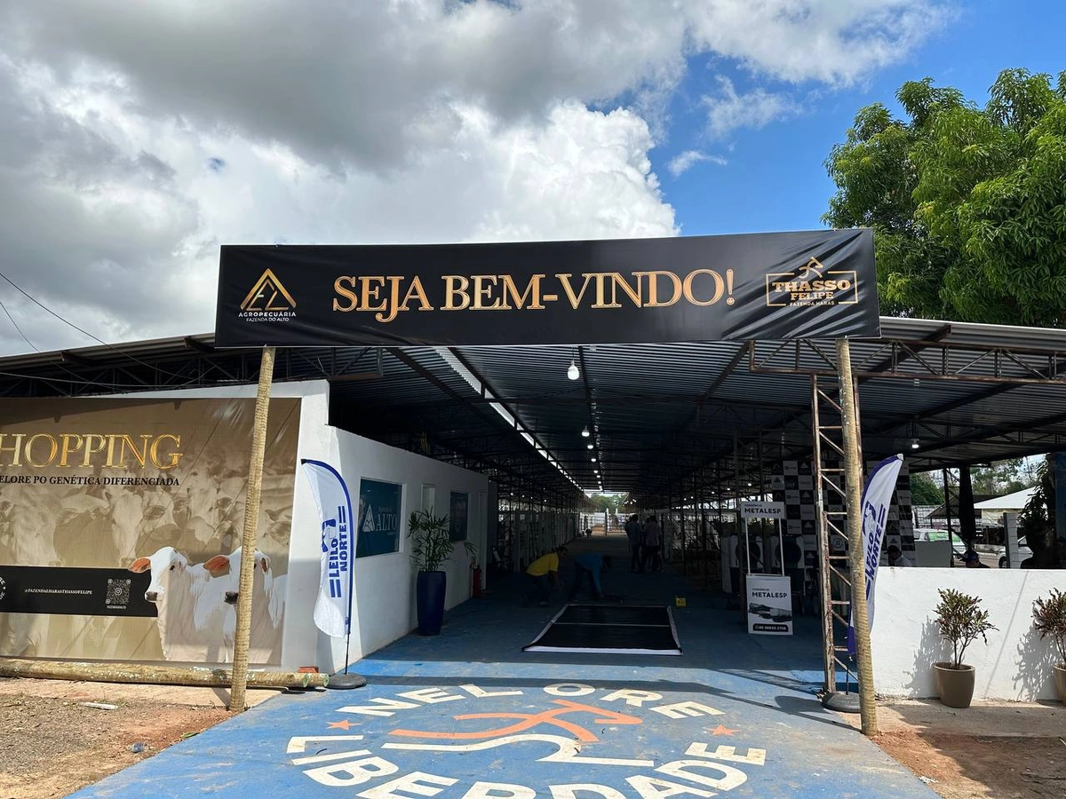 Exposição da Fazenda Thasso Felipe  na Expoapi