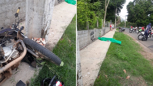 Funcionário da CTA morre após colidir motocicleta em poste na zona Sudeste de THE