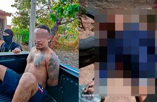 Homem é preso suspeito de matar mãe um mês após ter matado o filho no Piauí (Foto: Reprodução) Homem é preso suspeito de matar mãe um mês após ter matado o filho no Piauí (Foto: Reprodução)